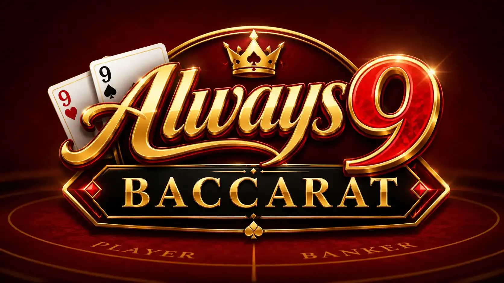Always 9 Baccarat logo set1